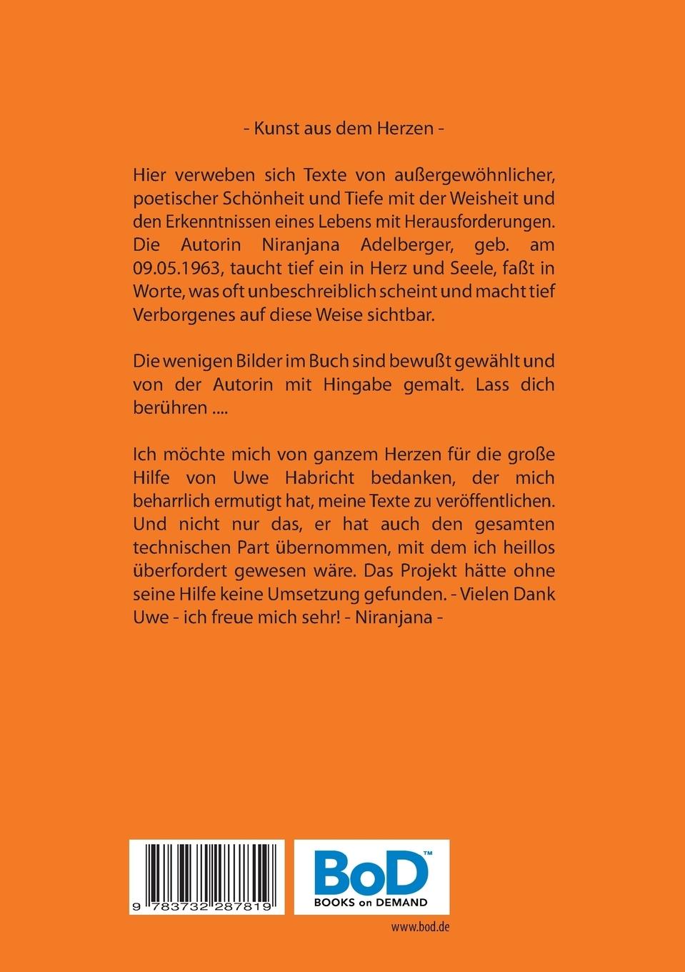 Rückseite: 9783732287819 | Kunst aus dem Herzen | Poesie - Gedichte - Texte aus dem Leben | Buch