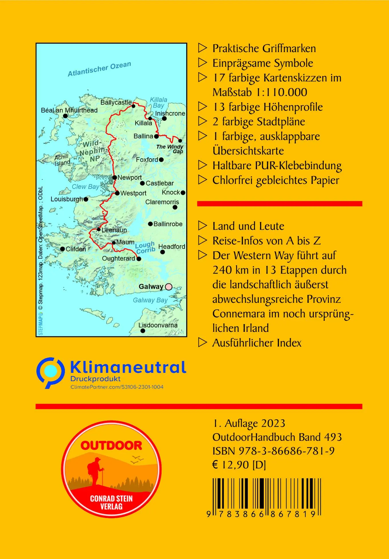 Rückseite: 9783866867819 | Irland: Western Way | Sebastian Steude | Taschenbuch | 128 S. | 2023