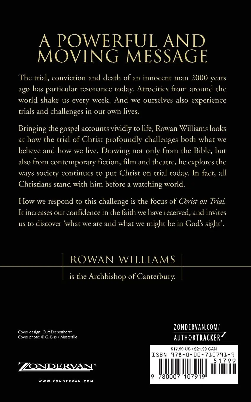 Rückseite: 9780007107919 | Christ on Trial | Rowan Williams | Taschenbuch | Englisch | 2012