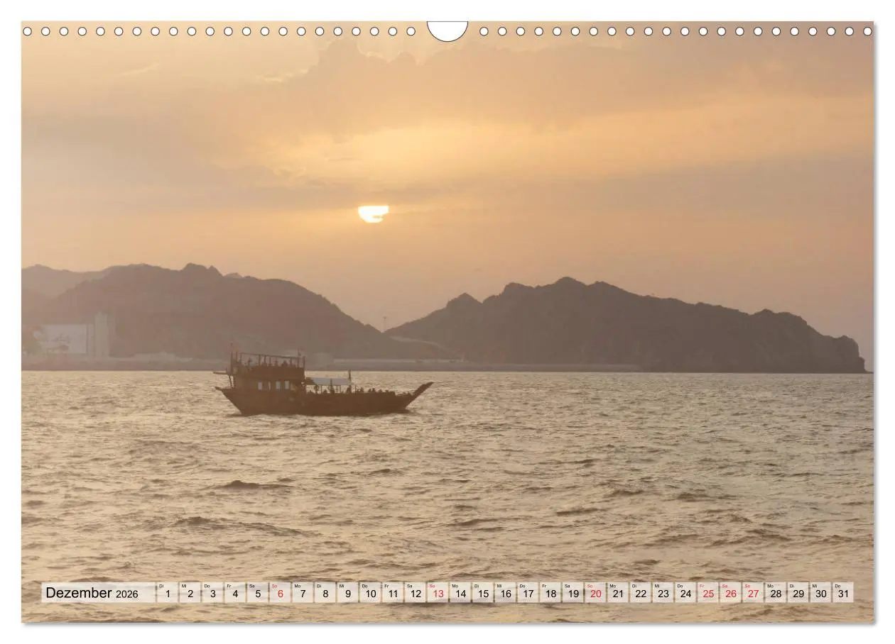 Bild: 9783457747919 | Oman - Impressionen (Wandkalender 2026 DIN A3 quer), CALVENDO...