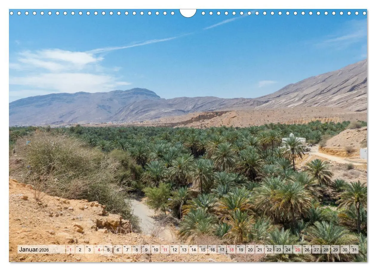 Bild: 9783457747919 | Oman - Impressionen (Wandkalender 2026 DIN A3 quer), CALVENDO...