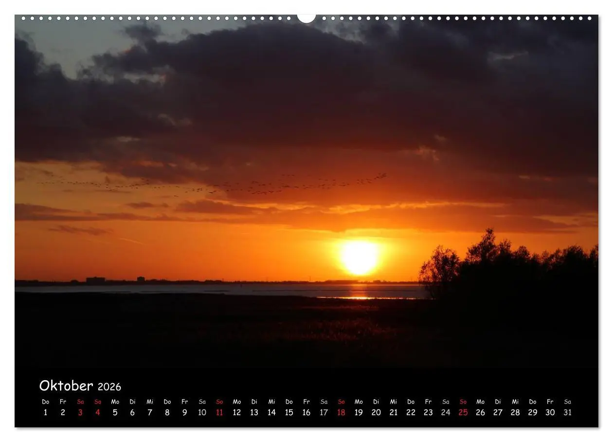 Bild: 9783516147919 | Ostfriesland - Land und Wetter (Wandkalender 2026 DIN A2 quer),...