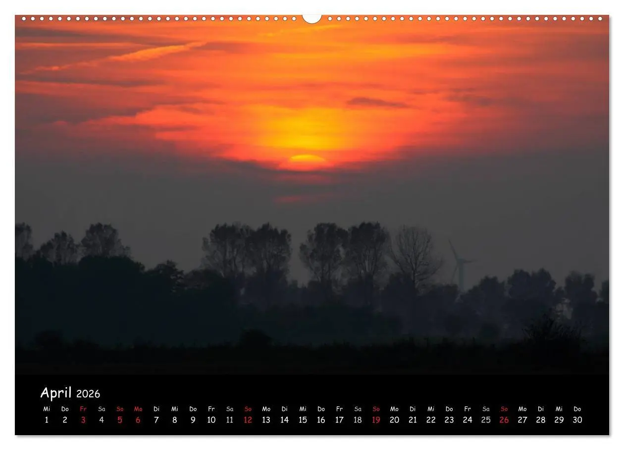 Bild: 9783516147919 | Ostfriesland - Land und Wetter (Wandkalender 2026 DIN A2 quer),...