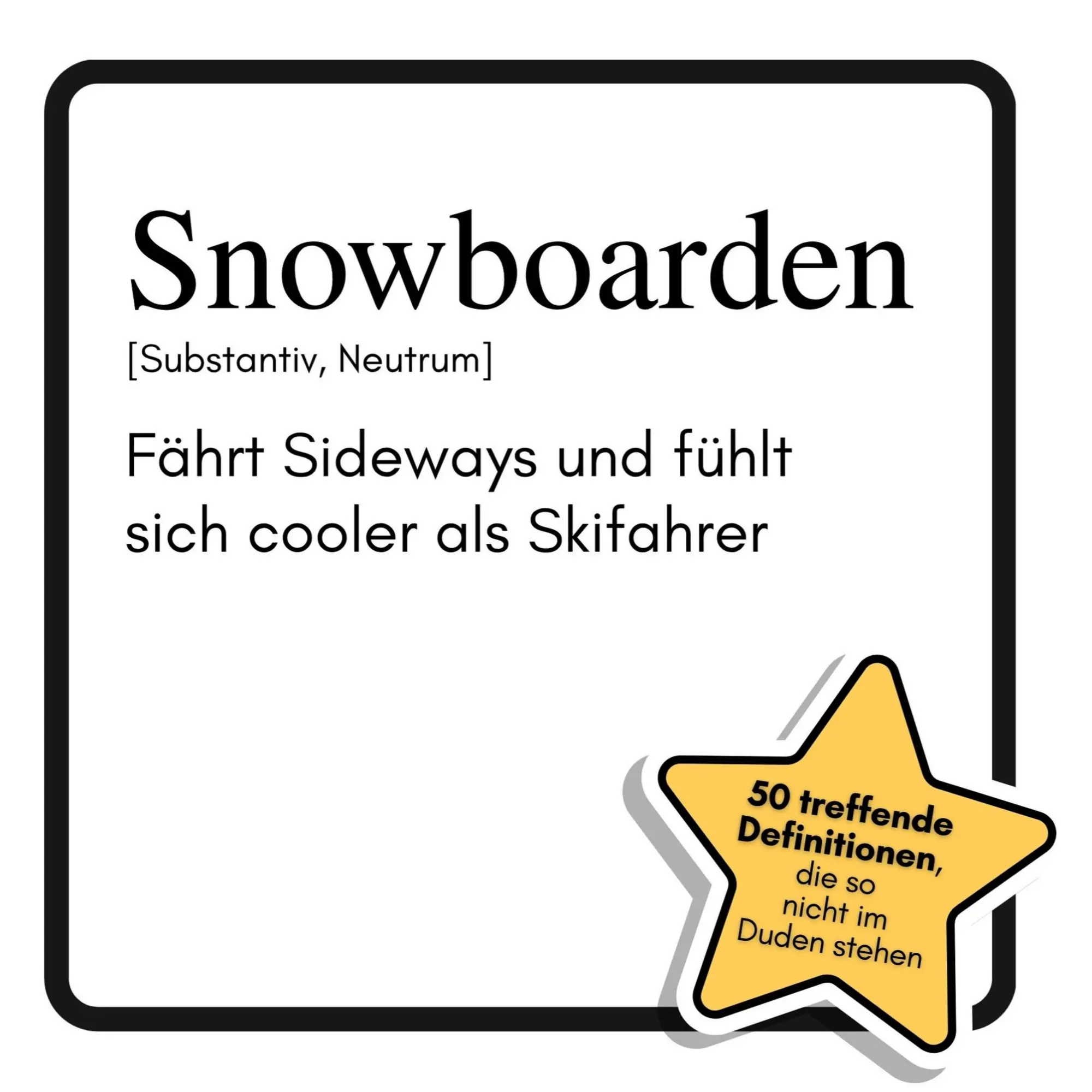 Cover: 9783759177919 | Snowboarden | Fährt Sideways und fühlt sich cooler als Skifahrer