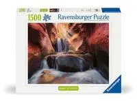 Cover: 4005555008019 | Erwachsenenpuzzle 1500 Teile - Der Wasserfall im Red Canyon | Spiel