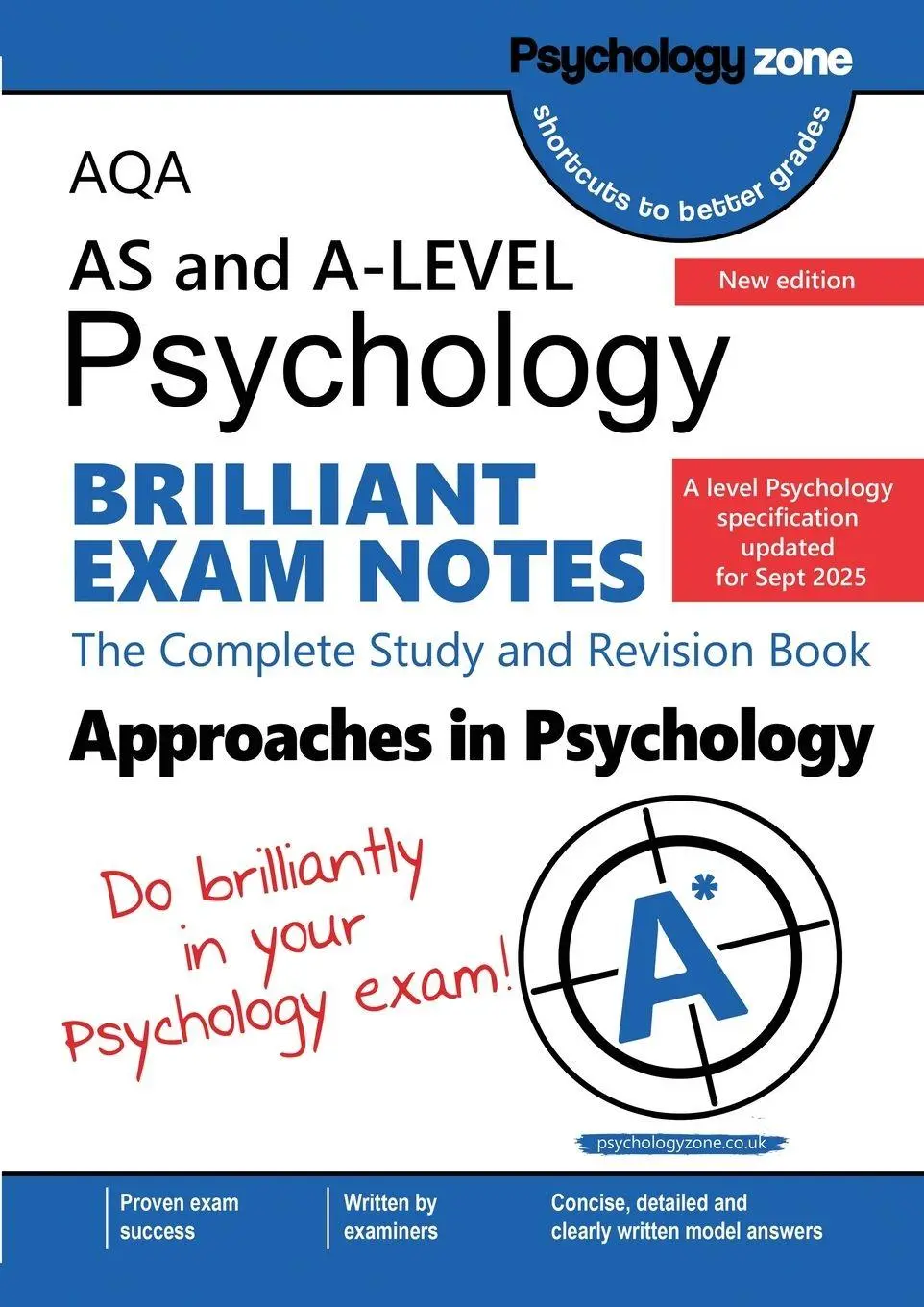 Cover: 9781906468019 | AQA A-Level Psychology Brilliant Exam Notes | Nicholas Savva | Buch