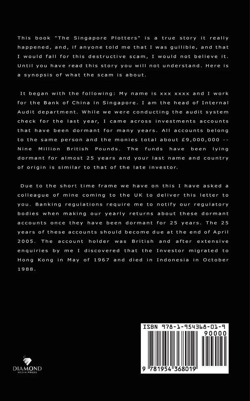 Rückseite: 9781954368019 | The Singapore Plotters | Donald S. Lawson | Taschenbuch | Englisch