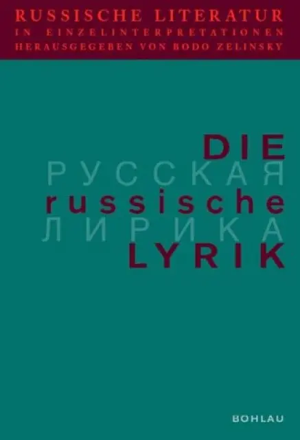 Cover: 9783412158019 | Die russische Lyrik | Jens Herlth | Buch | 491 S. | Deutsch | 2002