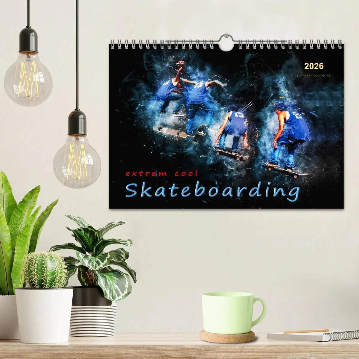 Bild: 9783457878019 | Skateboarding - extrem cool (Wandkalender 2026 DIN A4 quer),...