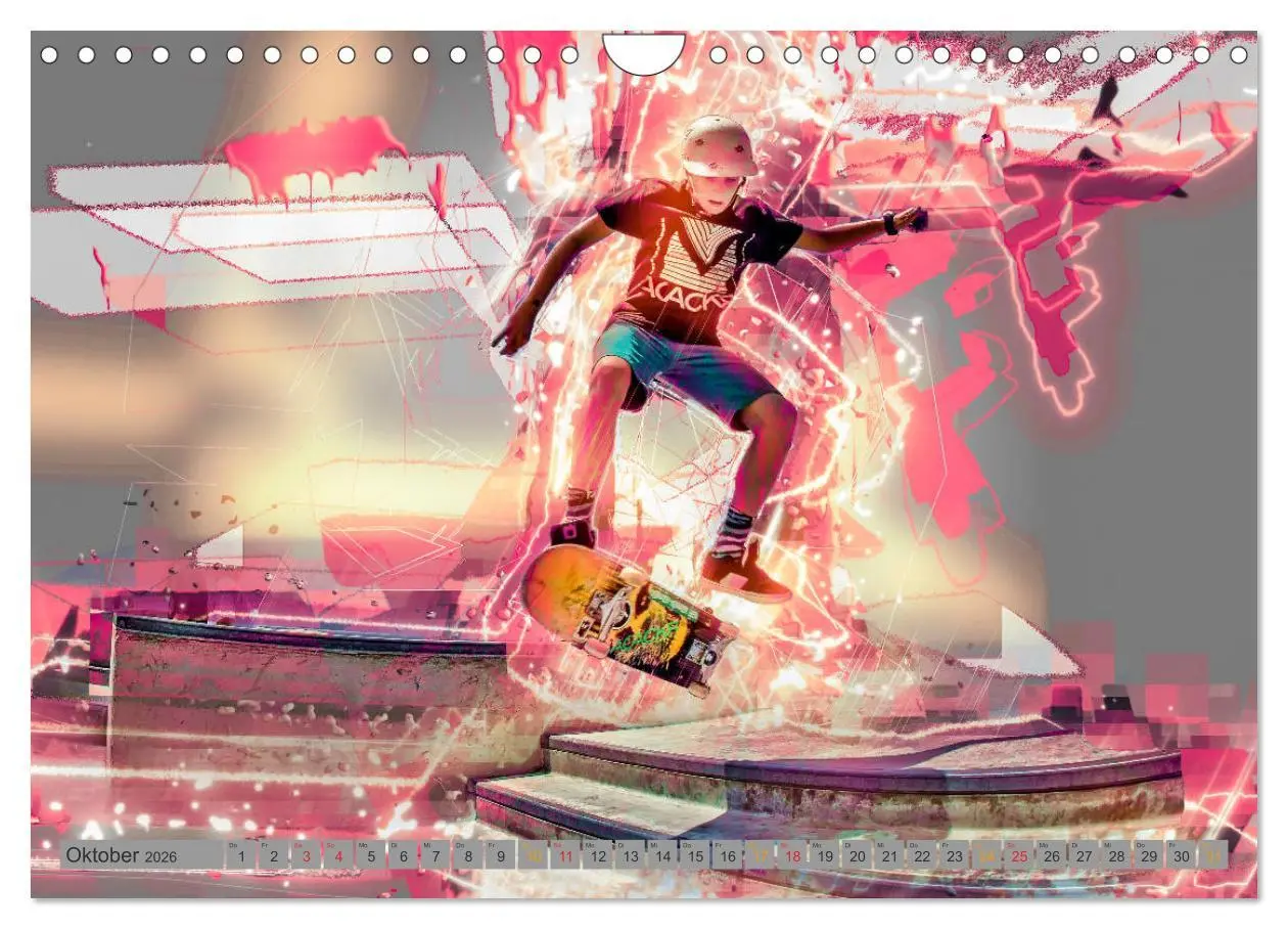 Bild: 9783457878019 | Skateboarding - extrem cool (Wandkalender 2026 DIN A4 quer),...