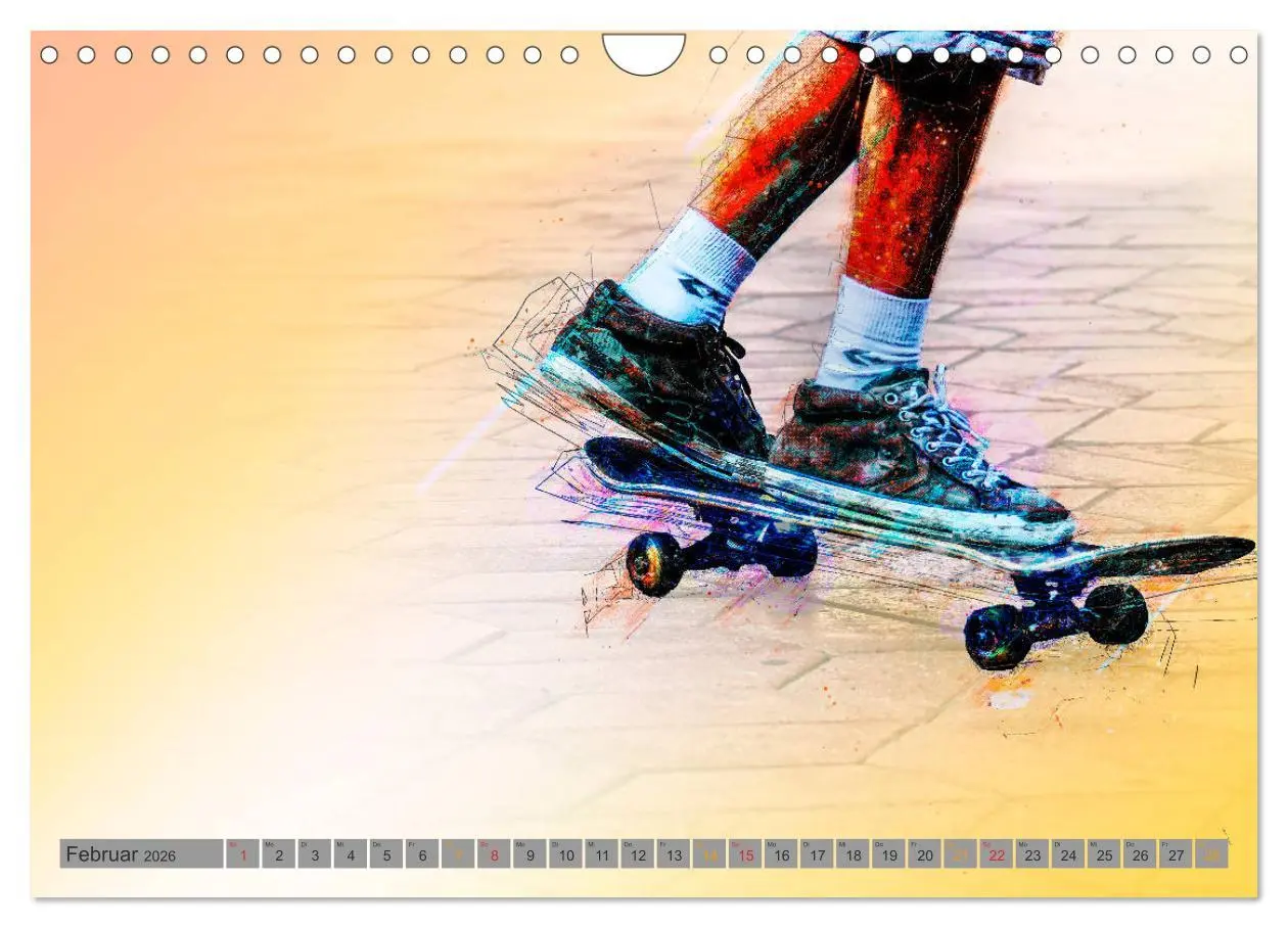 Bild: 9783457878019 | Skateboarding - extrem cool (Wandkalender 2026 DIN A4 quer),...