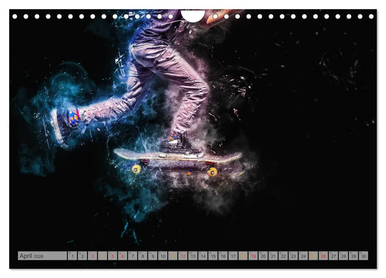 Bild: 9783457878019 | Skateboarding - extrem cool (Wandkalender 2026 DIN A4 quer),...