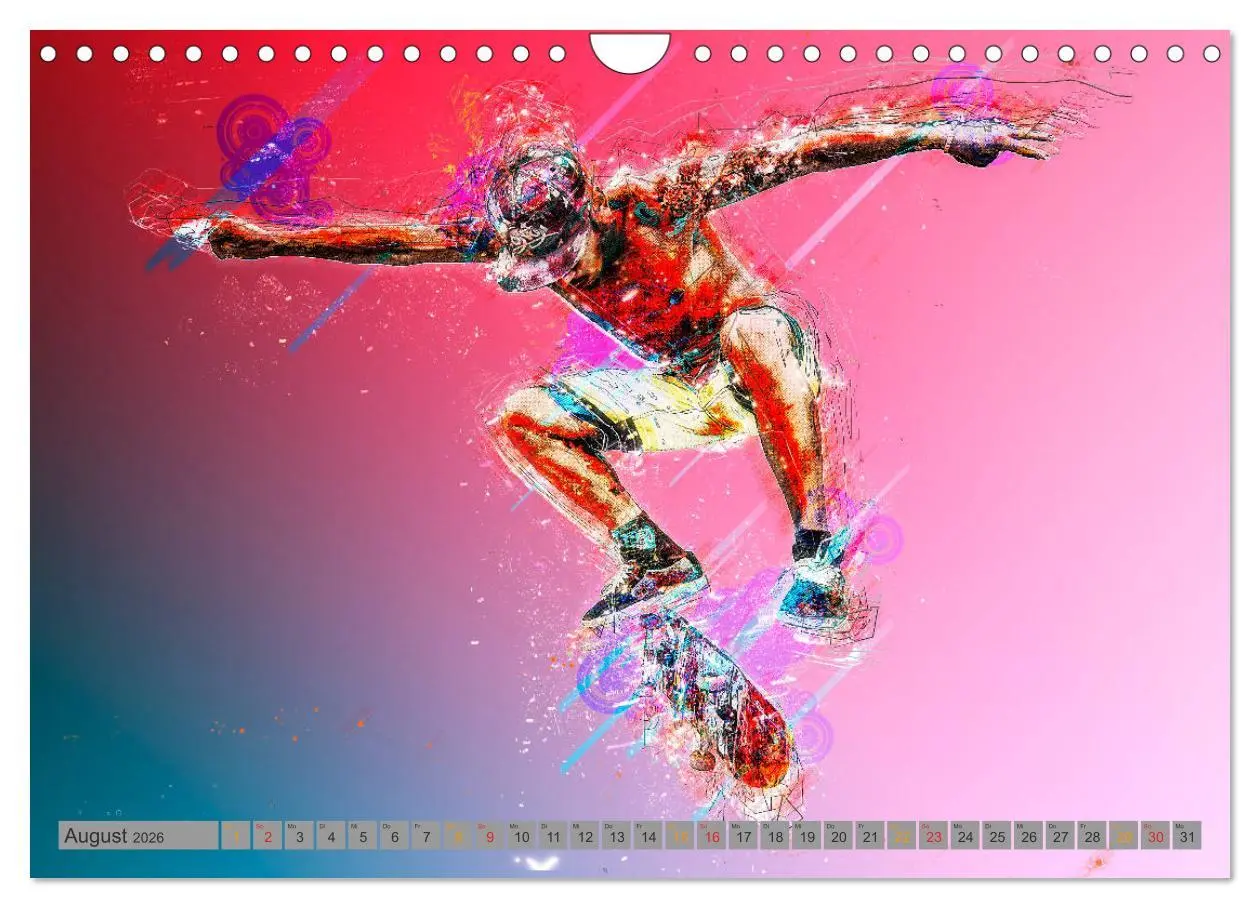 Bild: 9783457878019 | Skateboarding - extrem cool (Wandkalender 2026 DIN A4 quer),...