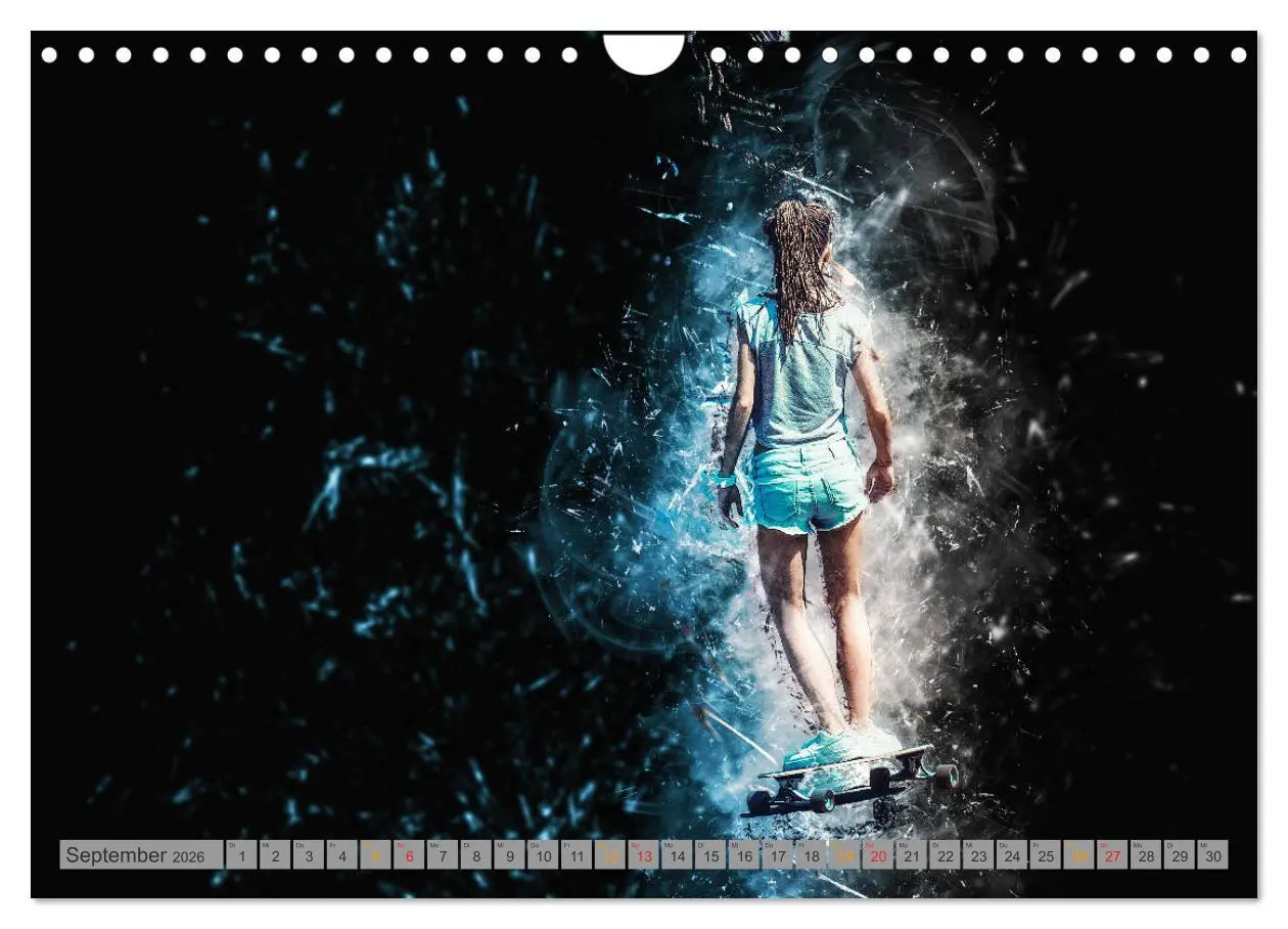 Bild: 9783457878019 | Skateboarding - extrem cool (Wandkalender 2026 DIN A4 quer),...