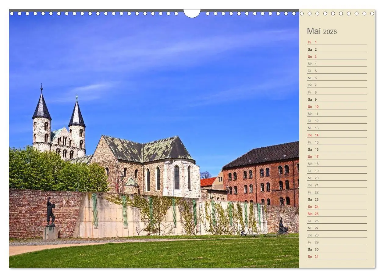 Bild: 9783457948019 | Magdeburg an der Elbe 2026 (Wandkalender 2026 DIN A3 quer),...