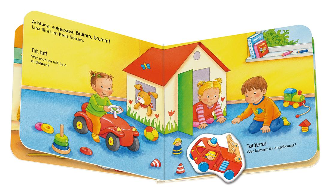 Bild: 9783473308019 | ministeps: Mein erstes Magnetbuch: Wer spielt womit? Meine Welt | Buch