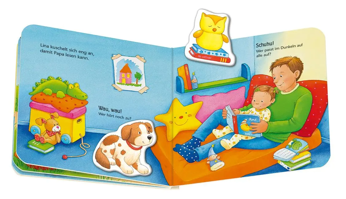Bild: 9783473308019 | ministeps: Mein erstes Magnetbuch: Wer spielt womit? Meine Welt | Buch