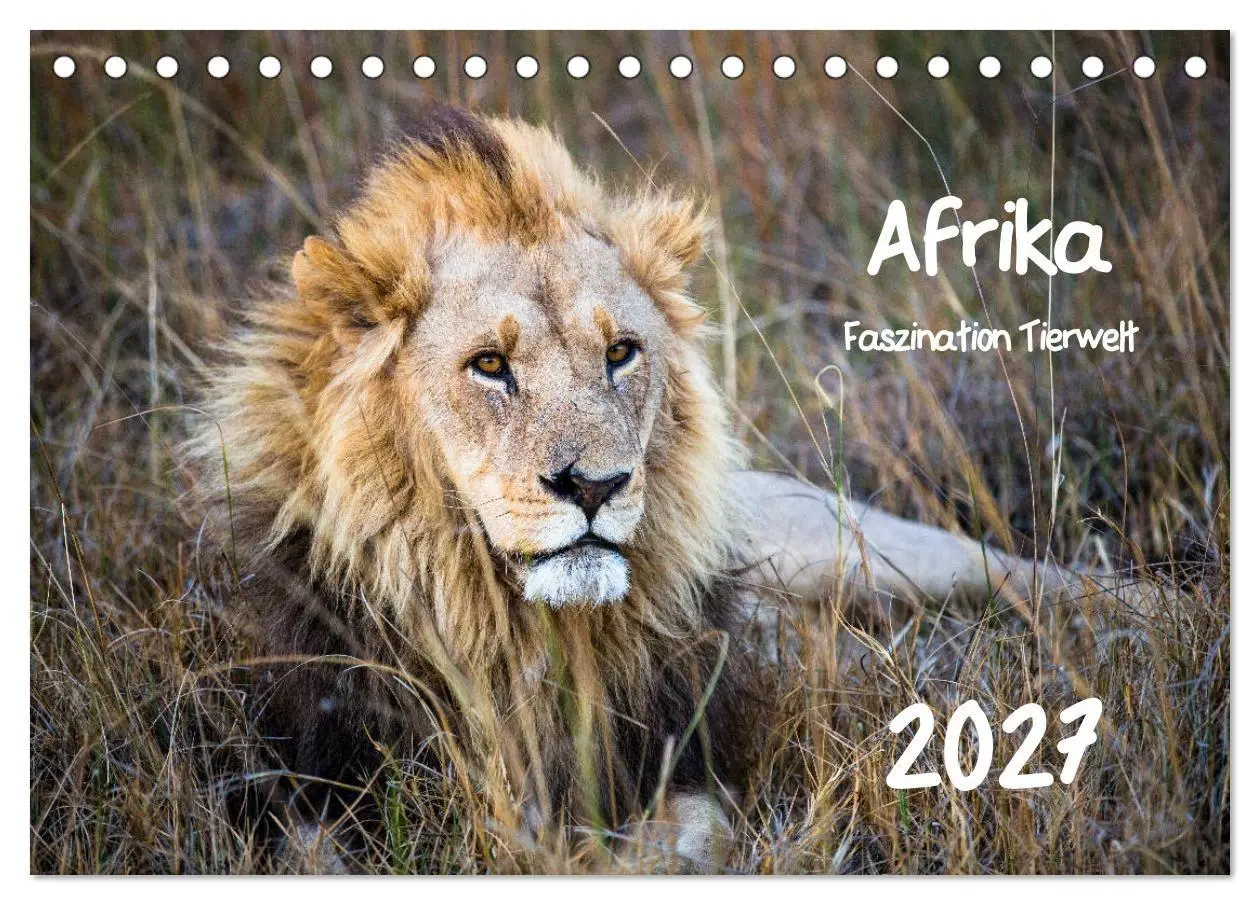 Cover: 9783569818019 | Afrika - Faszination Tierwelt (Tischkalender 2027 DIN A5 quer),...