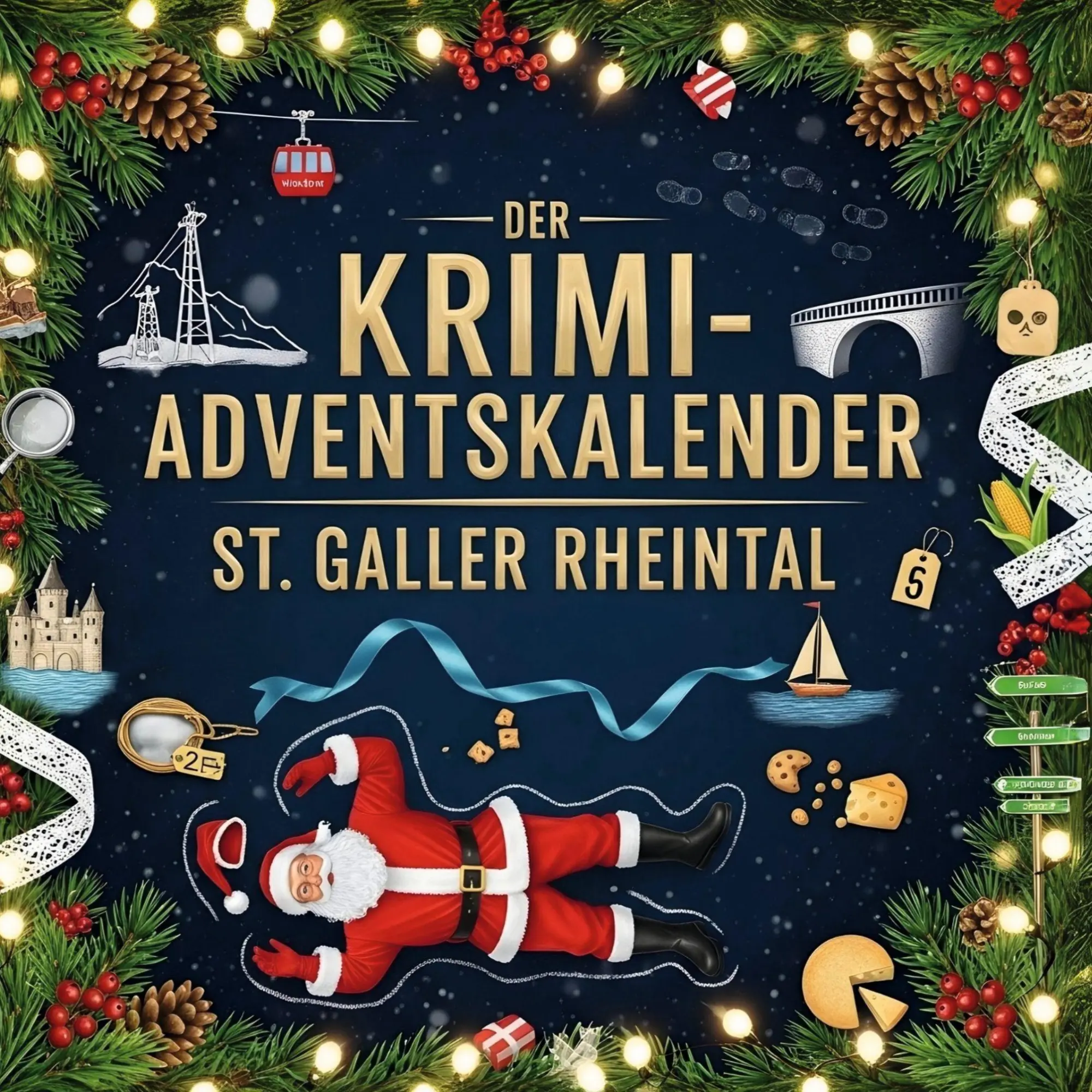 Cover: 9783695308019 | Der Krimi-Adventskalender St. Galler Rheintal | Mia Bauer | Buch