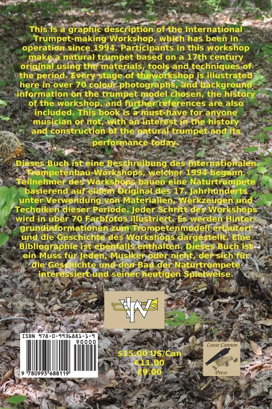Rückseite: 9780993688119 | Making a Natural Trumpet/Herstellung einer Naturtrompete | Taschenbuch