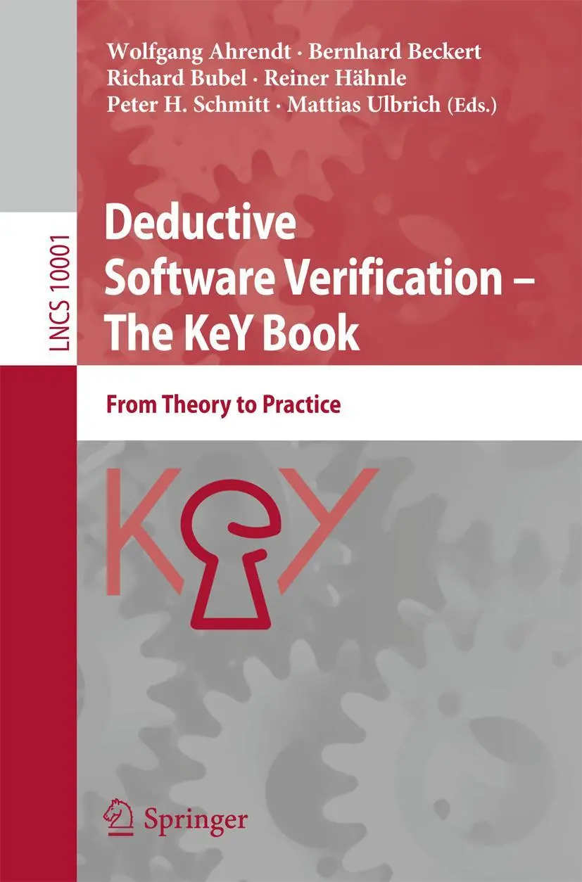 Cover: 9783319498119 | Deductive Software Verification - The KeY Book | Ahrendt (u. a.)