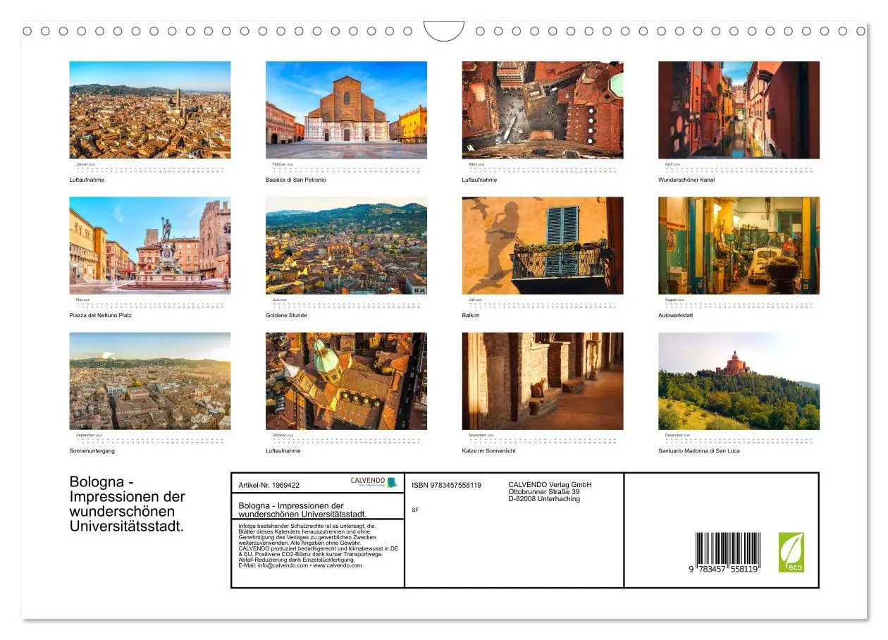 Bild: 9783457558119 | Bologna - Impressionen der wunderschönen Universitätsstadt....
