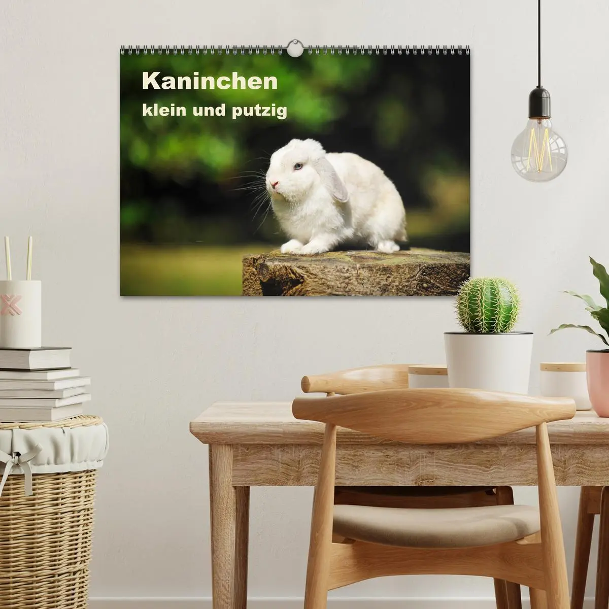 Bild: 9783457938119 | Kaninchen klein und putzig (Wandkalender 2026 DIN A3 quer),...