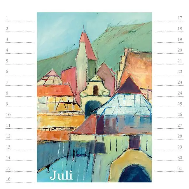 Bild: 9783861928119 | StadtArt Bodensee. Immerwährender Geburtstags- und Tischkalender