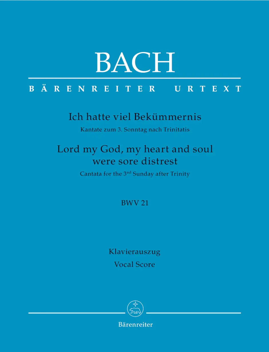 Cover: 9790006538119 | Cantata No. 21 - BWV 21 | Cantata for the 3rd Sunday after Trinity