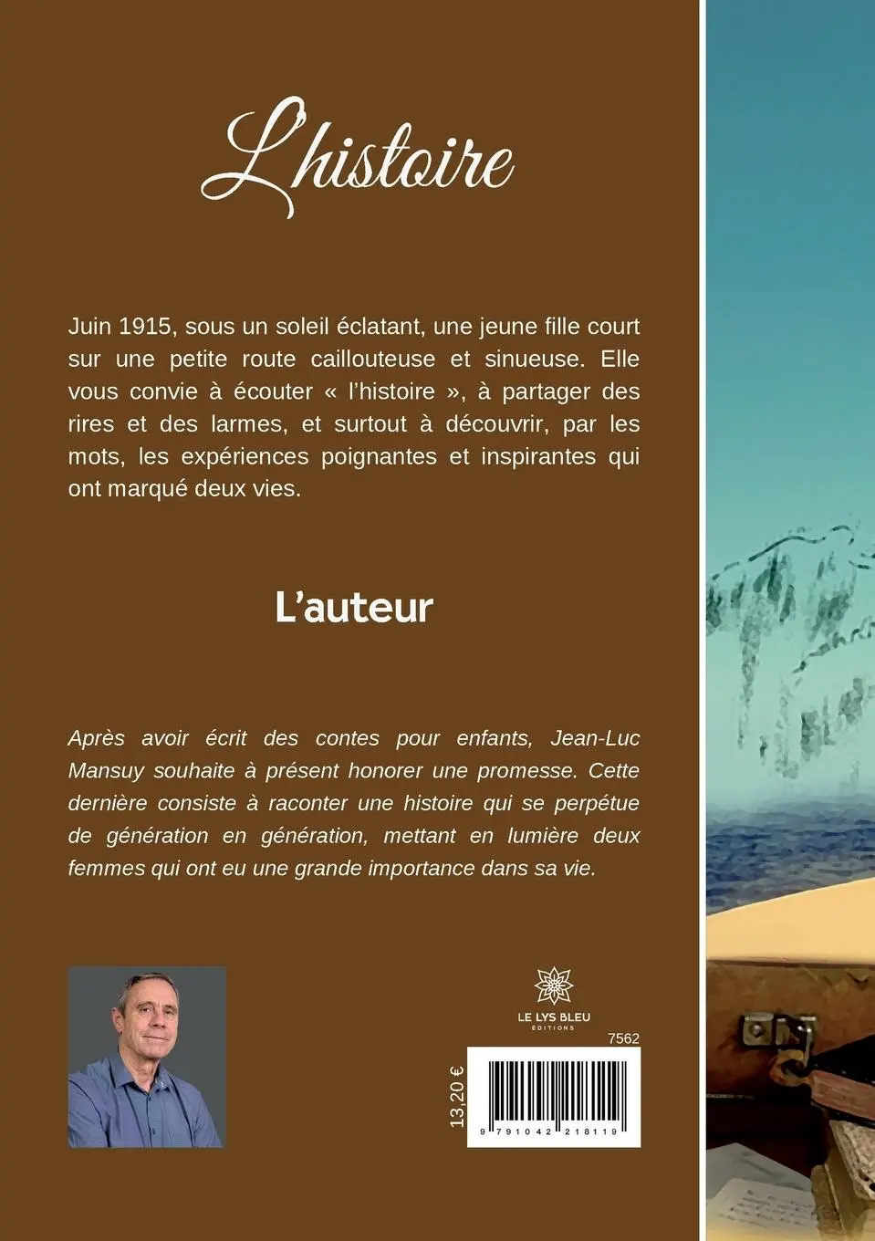Rückseite: 9791042218119 | L'histoire | Jean-Luc Mansuy | Taschenbuch | Französisch | 2024