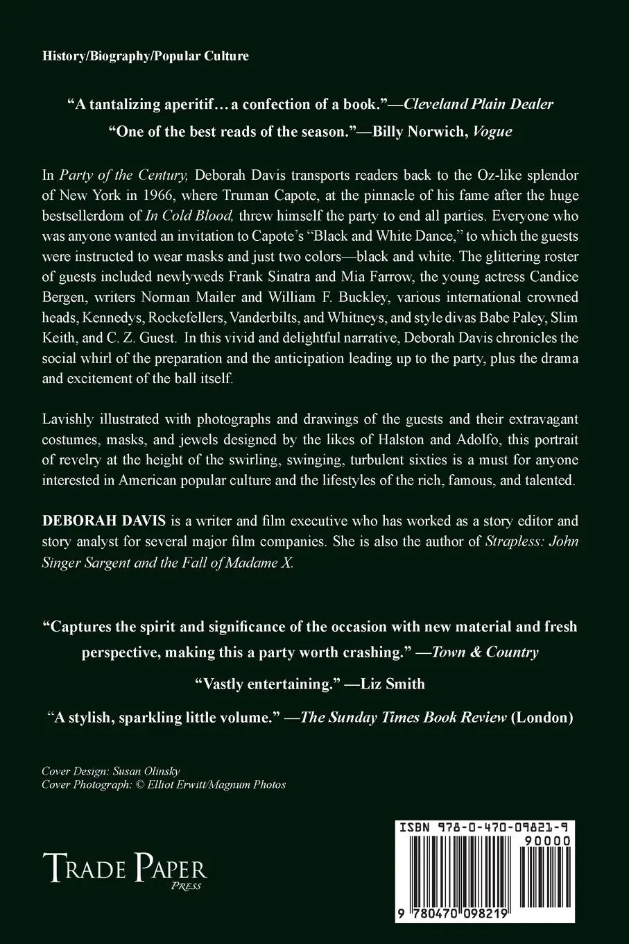 Rückseite: 9780470098219 | Party of the Century | Deborah Davis | Taschenbuch | Englisch | 2007