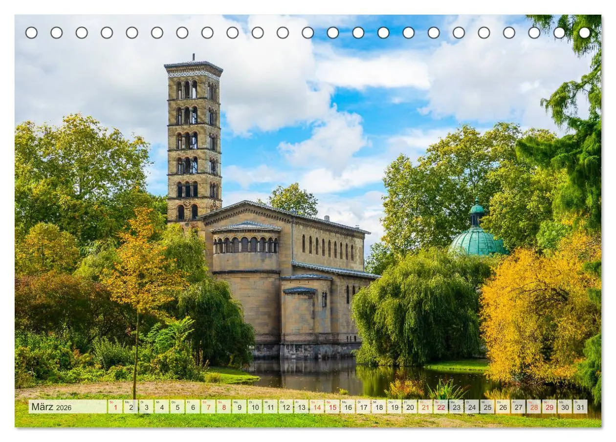 Bild: 9783457928219 | Potsdam Wunderschöne Stadt (Tischkalender 2026 DIN A5 quer),...