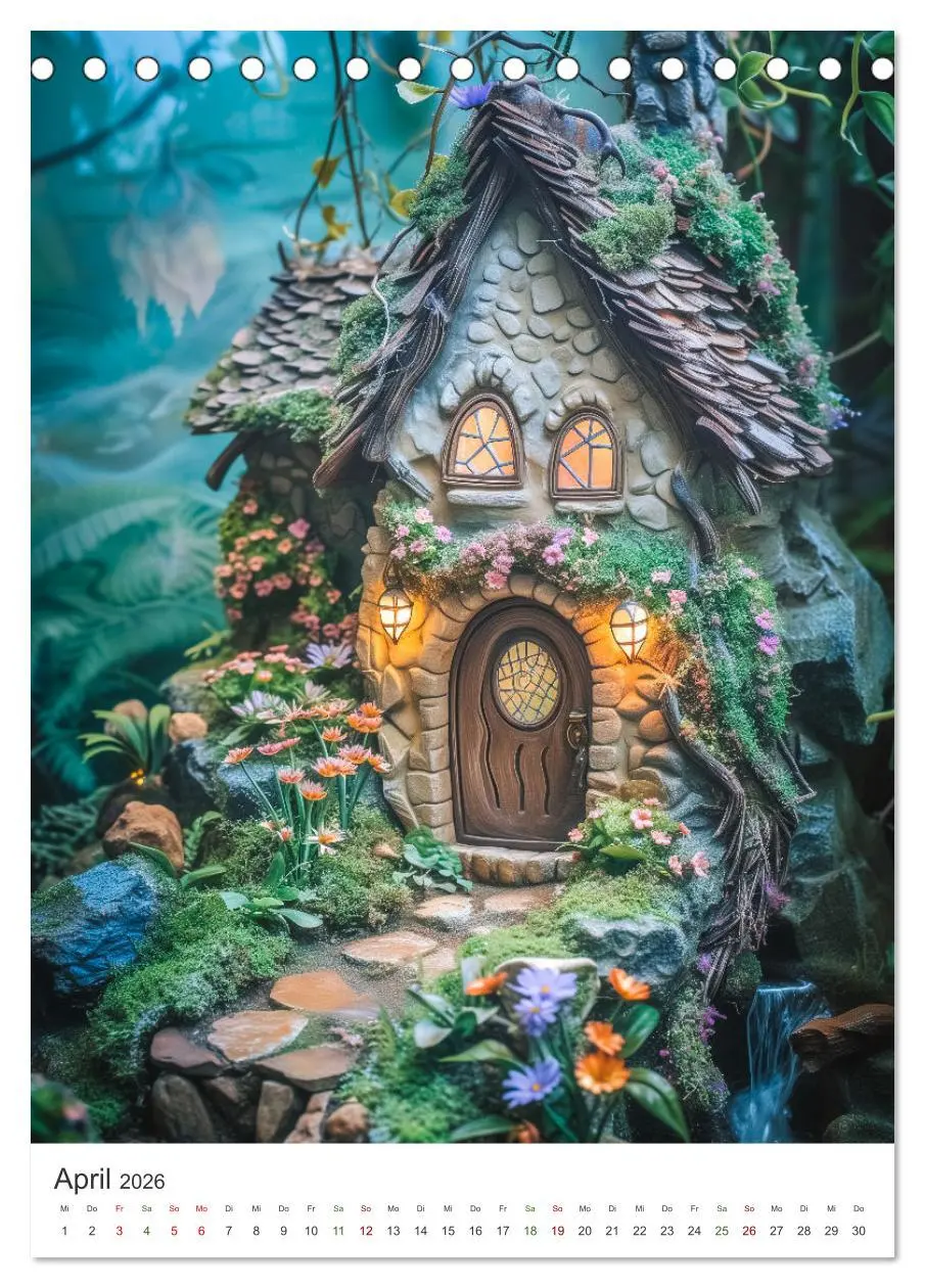 Bild: 9783516258219 | Verwunschener Zauberwald (Tischkalender 2026 DIN A5 hoch), CALVENDO...