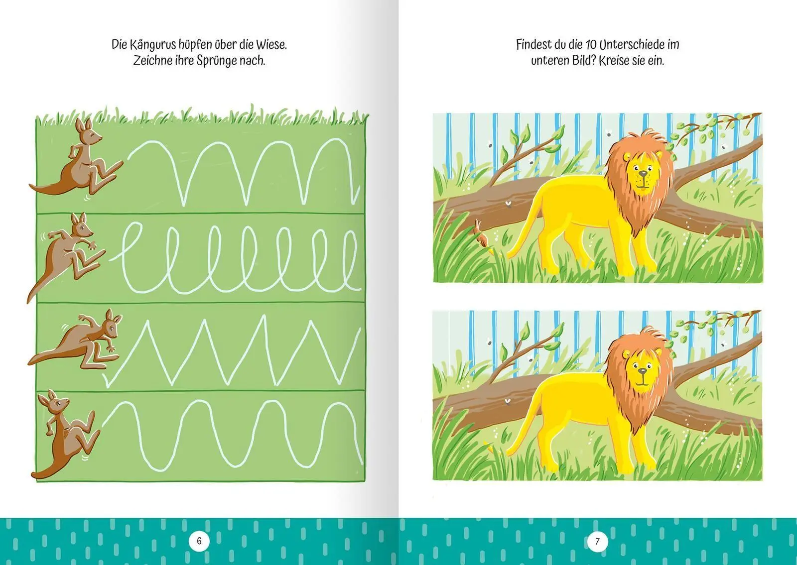 Bild: 9783845868219 | Ruckzuck weggewischt! Zoo | Rätseln mit abwischbarem Stift | Theissen