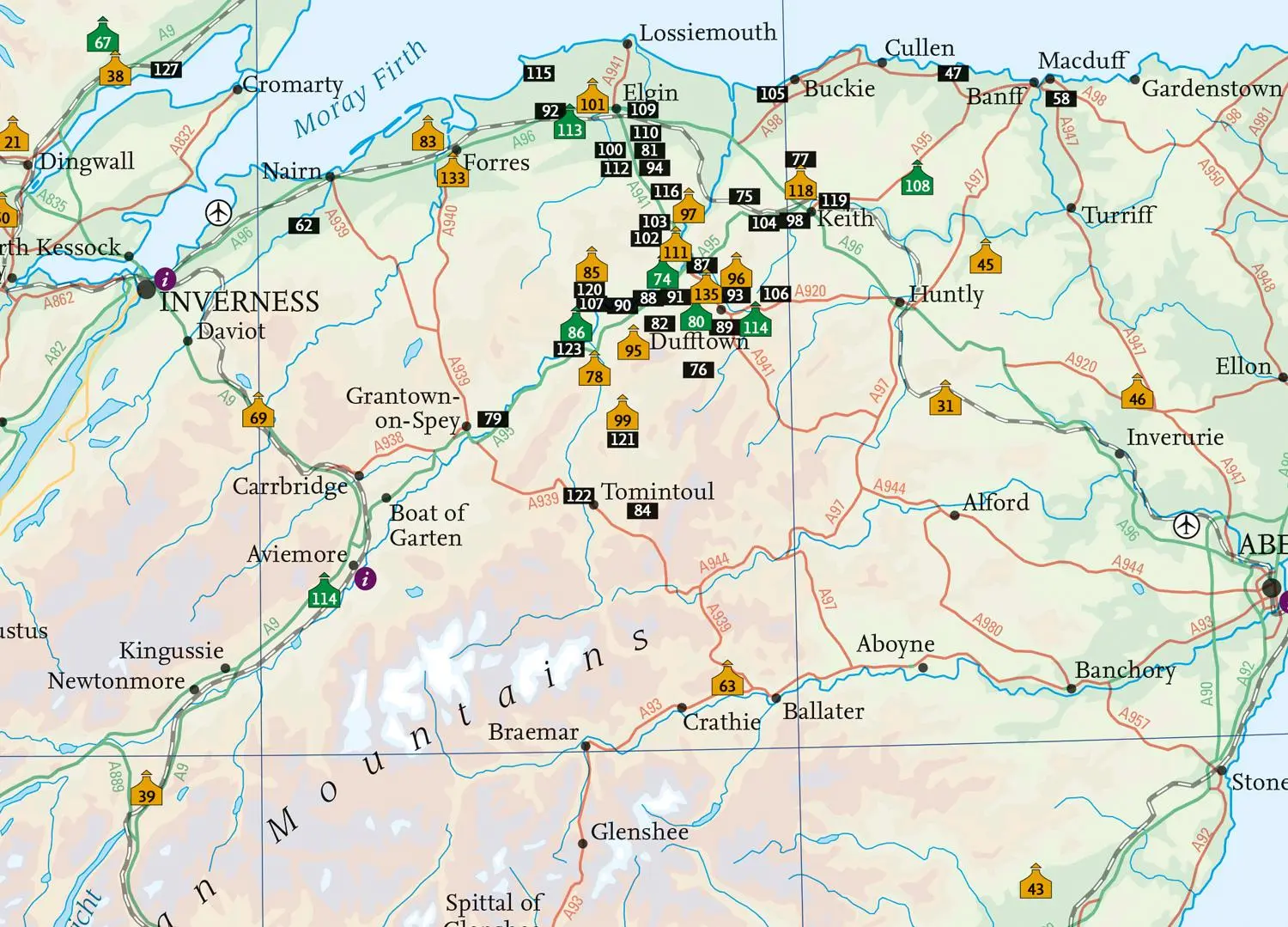 Bild: 9780008368319 | Whisky Map of Scotland | Collins Maps | (Land-)Karte | Karte/Landkarte