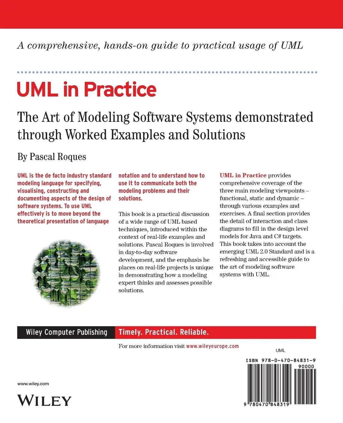 Rückseite: 9780470848319 | UML in Practice | Pascal Roques | Taschenbuch | 312 S. | Englisch