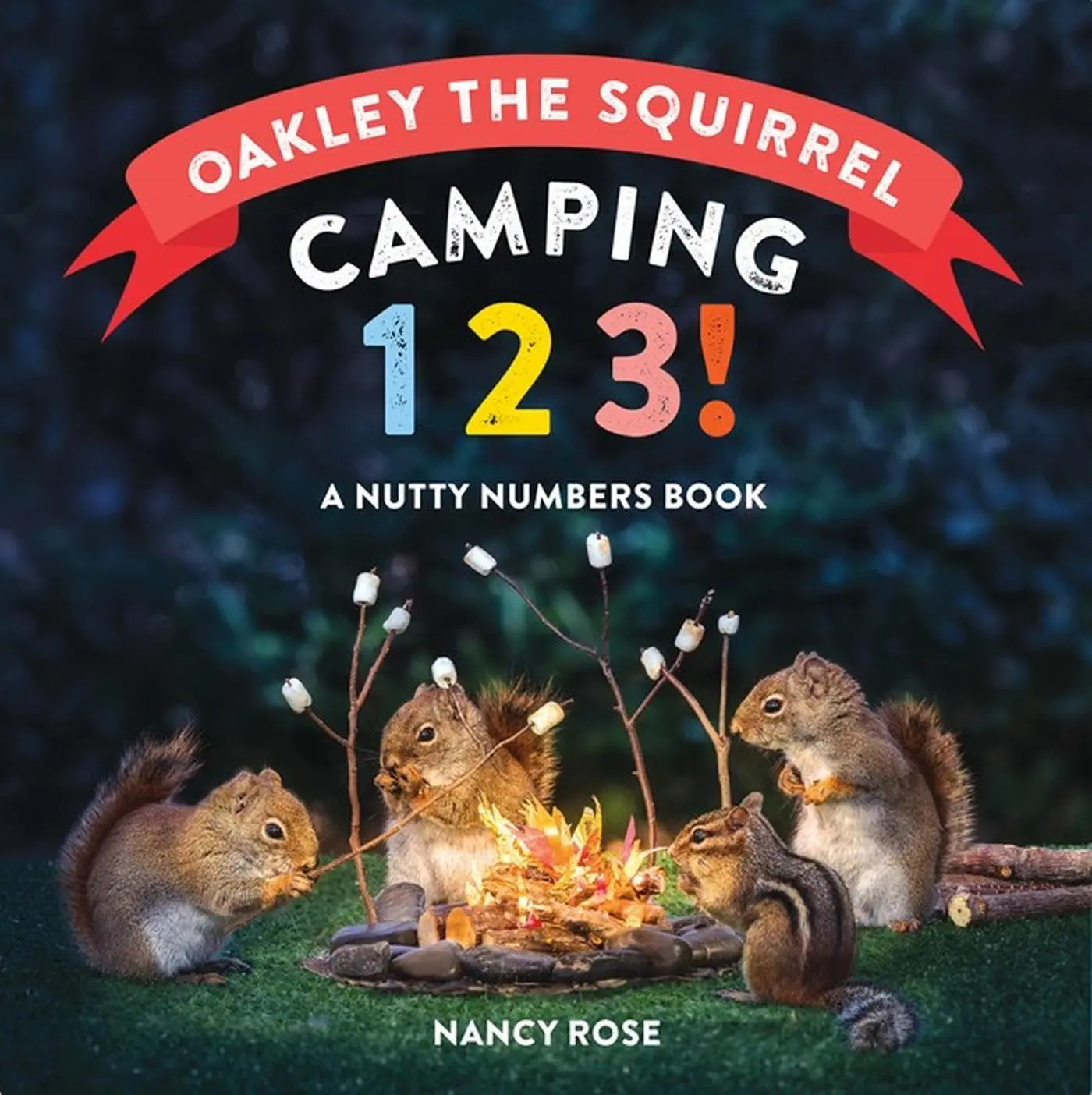 Cover: 9781523518319 | Oakley the Squirrel: Camping 1, 2, 3! | A Nutty Numbers Book | Rose