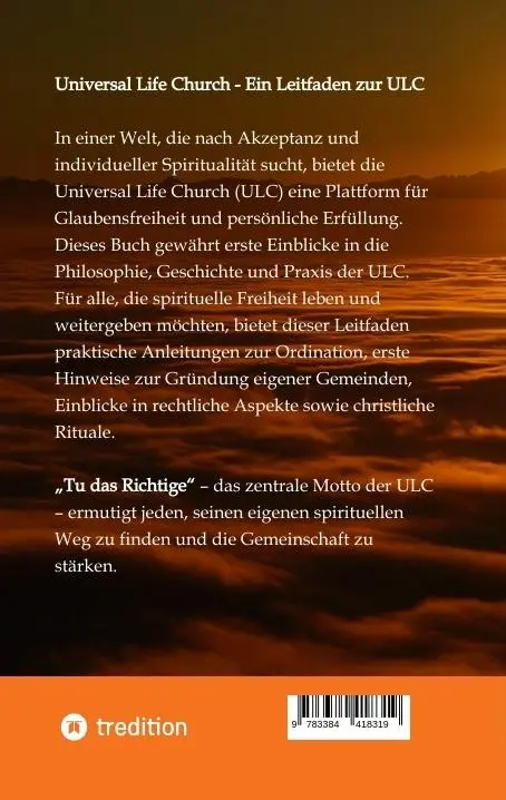 Rückseite: 9783384418319 | Universal Life Church | Michael Janz | Taschenbuch | 112 S. | Deutsch