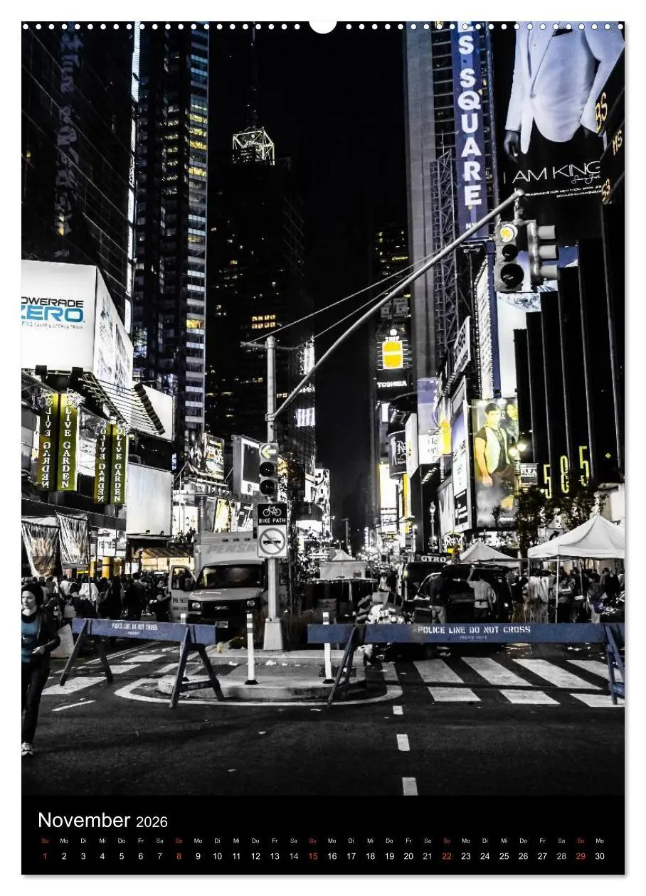 Bild: 9783516488319 | NEW YORK - street view (Wandkalender 2026 DIN A2 hoch), CALVENDO...