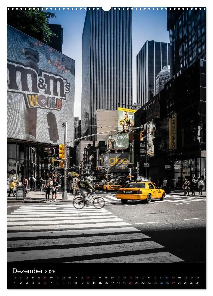 Bild: 9783516488319 | NEW YORK - street view (Wandkalender 2026 DIN A2 hoch), CALVENDO...