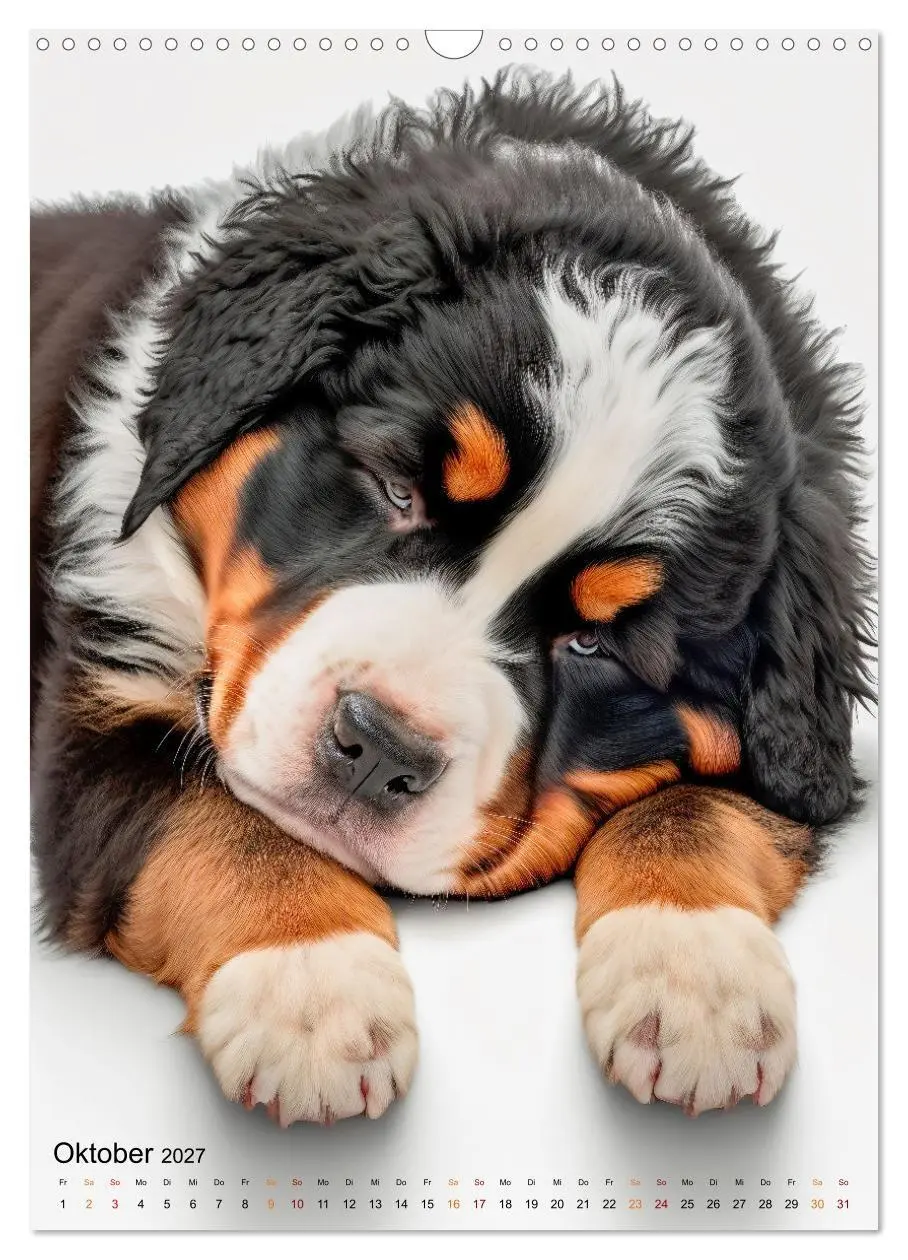 Bild: 9783569338319 | Berner Sennenhund - gutmütig und treu (Wandkalender 2027 DIN A3...