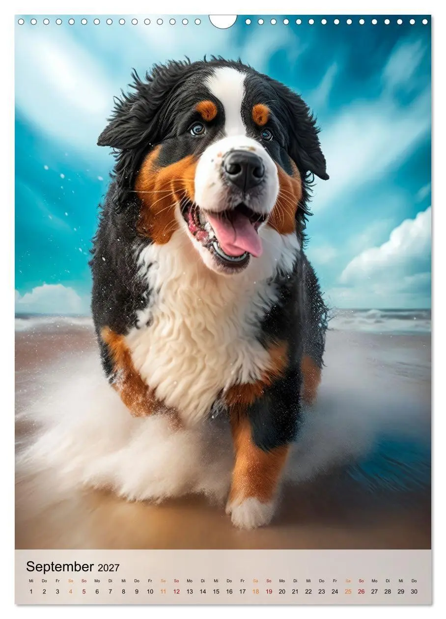 Bild: 9783569338319 | Berner Sennenhund - gutmütig und treu (Wandkalender 2027 DIN A3...