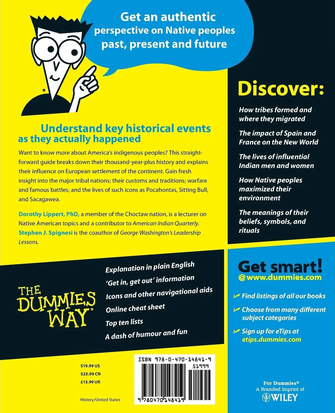 Rückseite: 9780470148419 | Native American History for Dummies | Dorothy Lippert (u. a.) | Buch