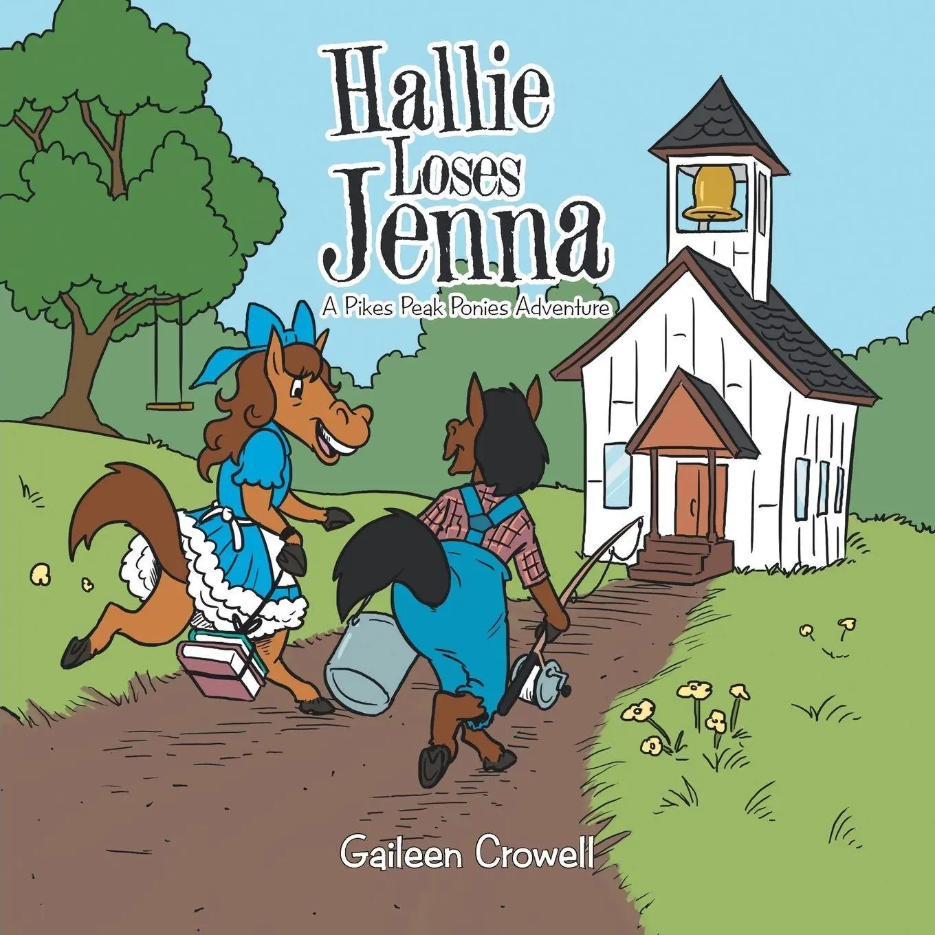 Cover: 9781524668419 | Hallie Loses Jenna | A Pikes Peak Ponies Adventure | Gaileen Crowell