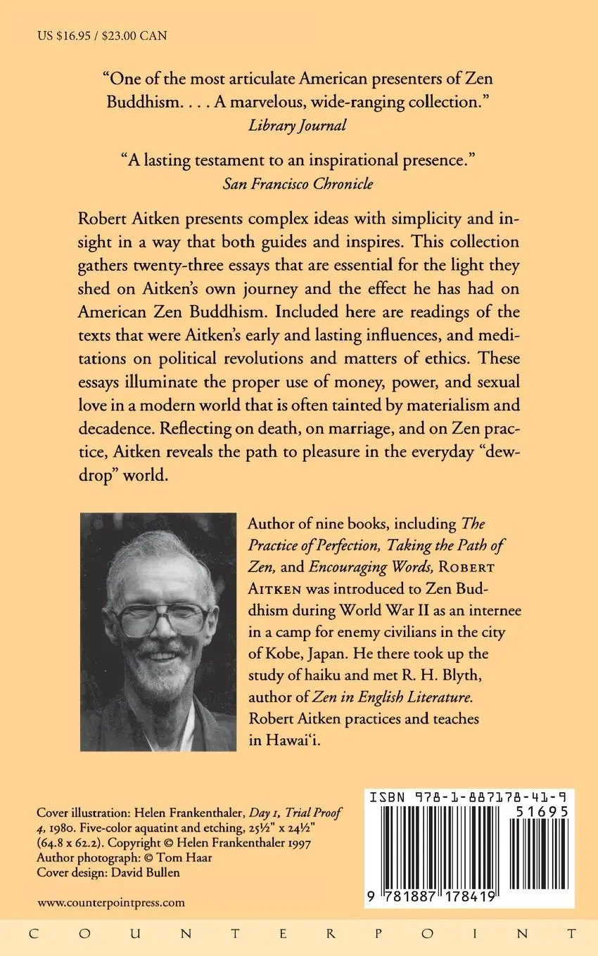 Rückseite: 9781887178419 | Original Dwelling Place | Zen Buddhist Essays | Robert Aitken | Buch