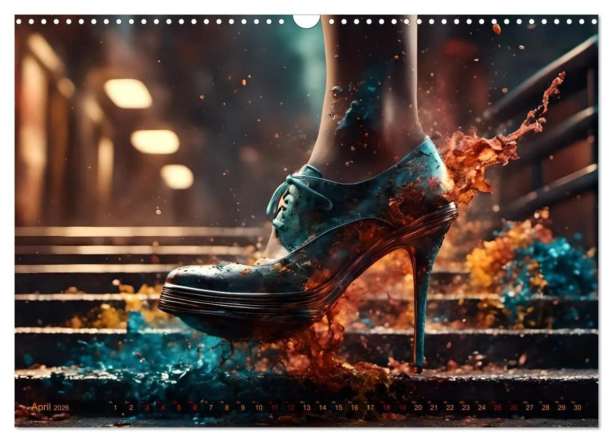 Bild: 9783457388419 | High Heels in Szene gesetzt (Wandkalender 2026 DIN A3 quer),...