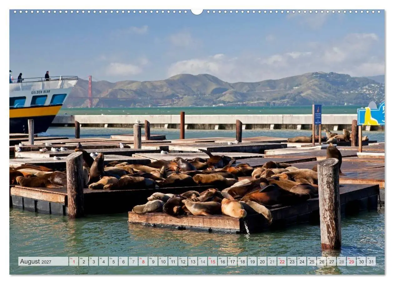 Bild: 9783594148419 | Kalifornien - USA - San Francisco (Wandkalender 2027 DIN A2 quer),...