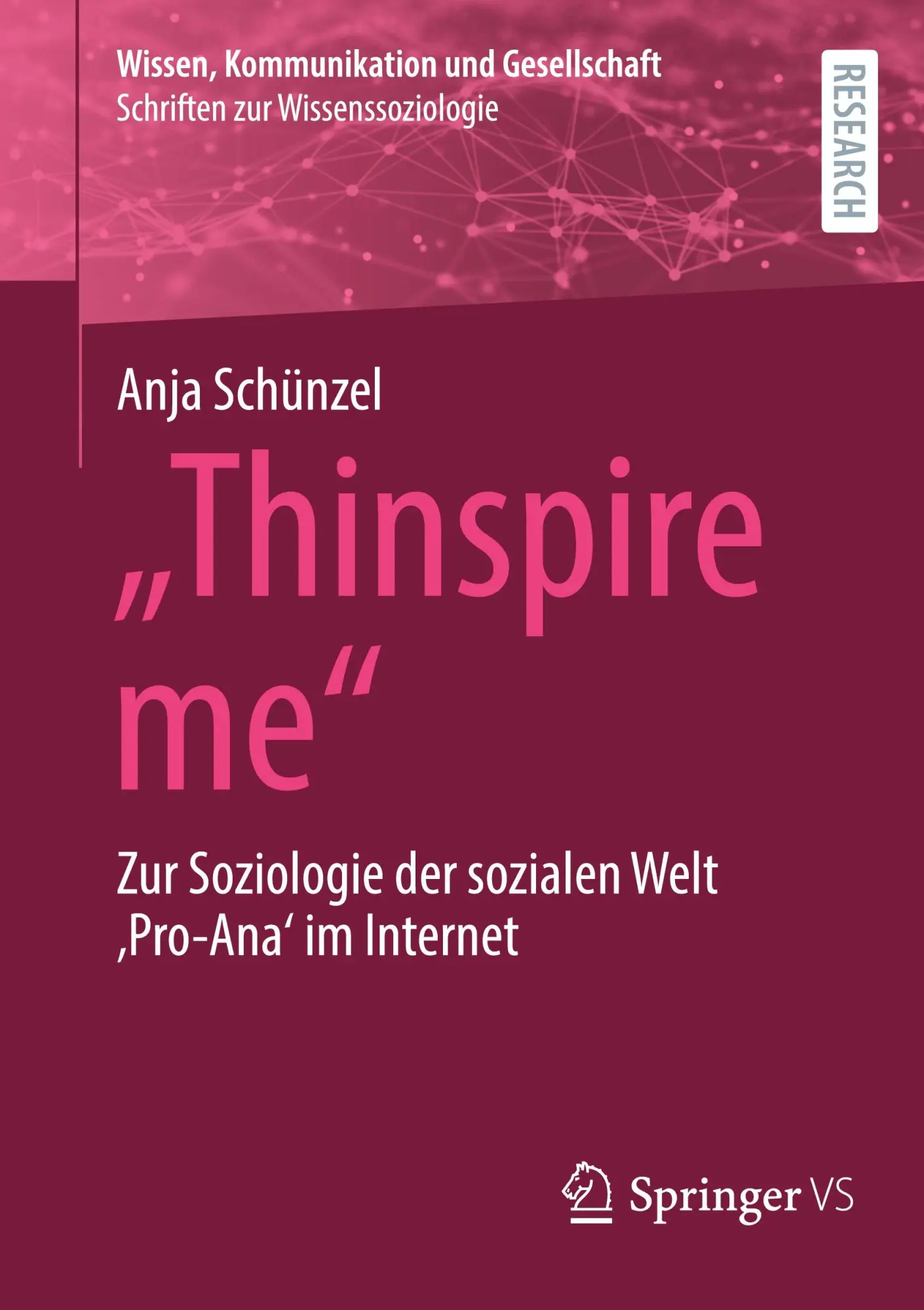 Cover: 9783658428419 | "Thinspire me" | Anja Schünzel | Taschenbuch | xv | Deutsch | 2023