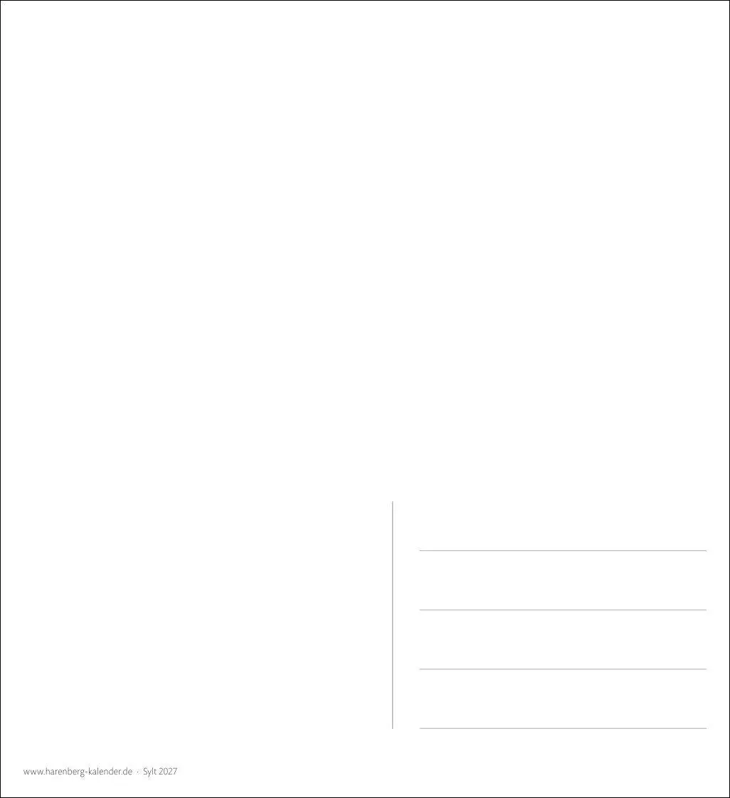 Bild: 9783840038419 | Sylt Sehnsuchtskalender 2027 - Wochenkalender mit 53 Postkarten | Bäck