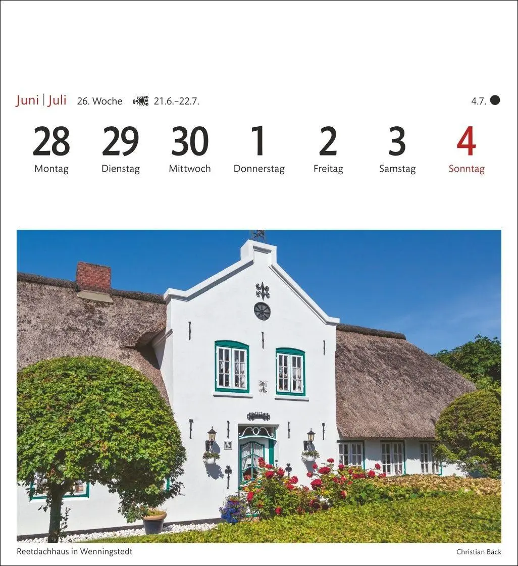 Bild: 9783840038419 | Sylt Sehnsuchtskalender 2027 - Wochenkalender mit 53 Postkarten | Bäck